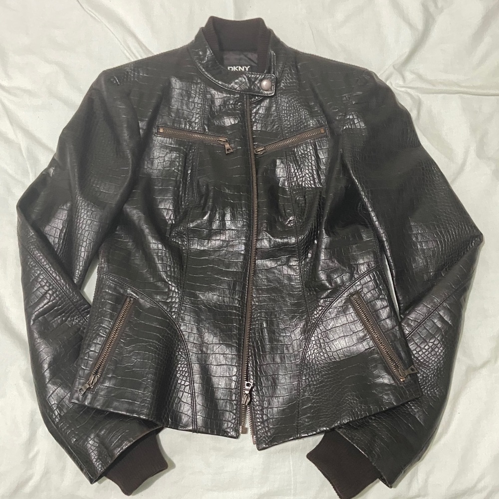 DKNY leather jacket
